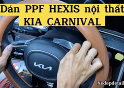 Dán PPF Hexis chống xước nội thất KIA Carnival